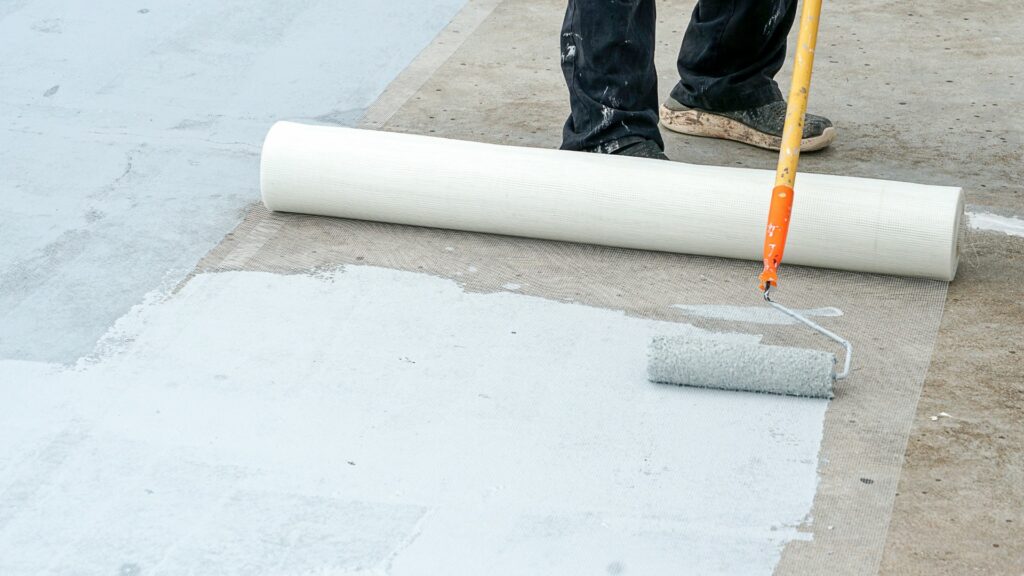 Roof coating or construction surface application